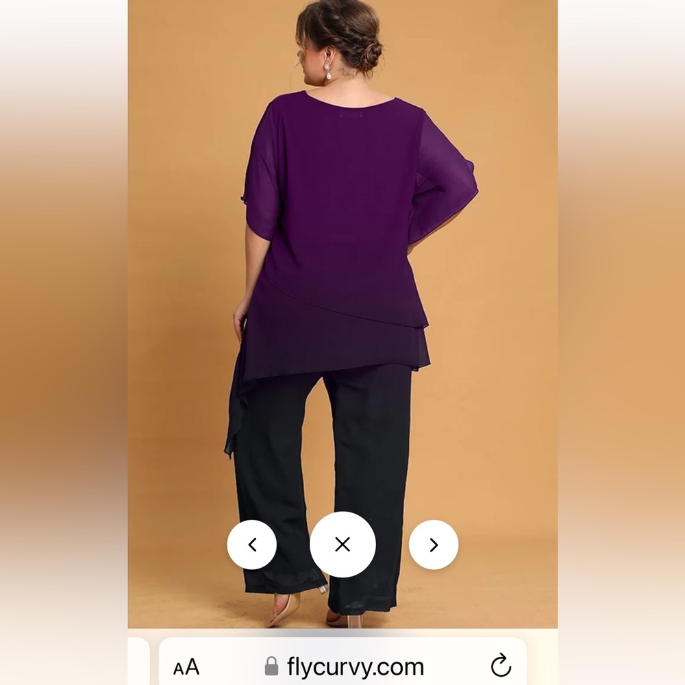 Lightweight evening wear.